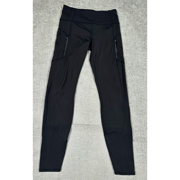 Athleta Pants - Athleta Rainier Tight Leggings Womens Medium Tall Black Active Run Yoga Train